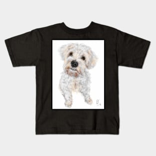 A Sweet Lovable Bichon Frise Kids T-Shirt